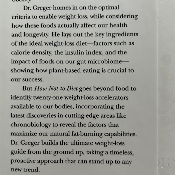How Not To Diet/Michael Greger, M.D. NY Times Bestselling Author How Not To Die - Picture 11 of 15